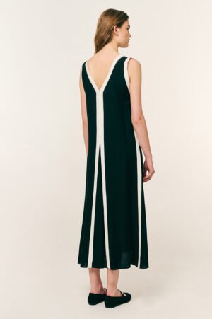 Alternative view of Forel Φόρεμα σε διχρωμία maxi