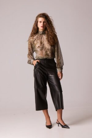 Twenty-29 Μπλούζα με Animal Print και Ψηλό Λαιμό